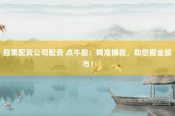 股票配资公司配资 点牛股：精准捕捉，助您掘金股市！