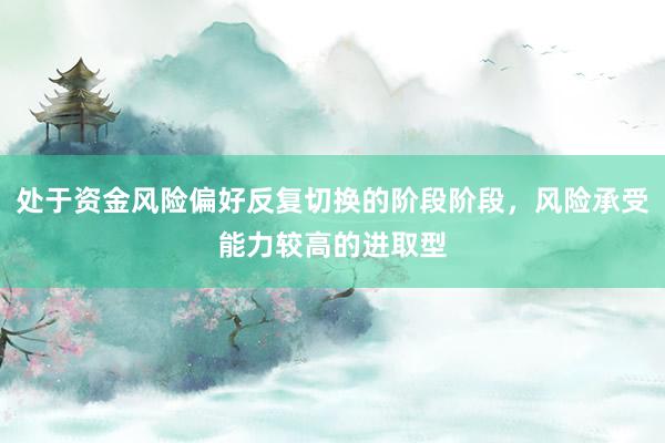 处于资金风险偏好反复切换的阶段阶段，风险承受能力较高的进取型